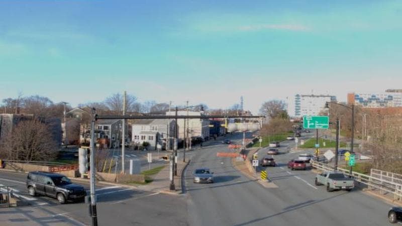 Mac Donald Bridge - Dartmouth bound