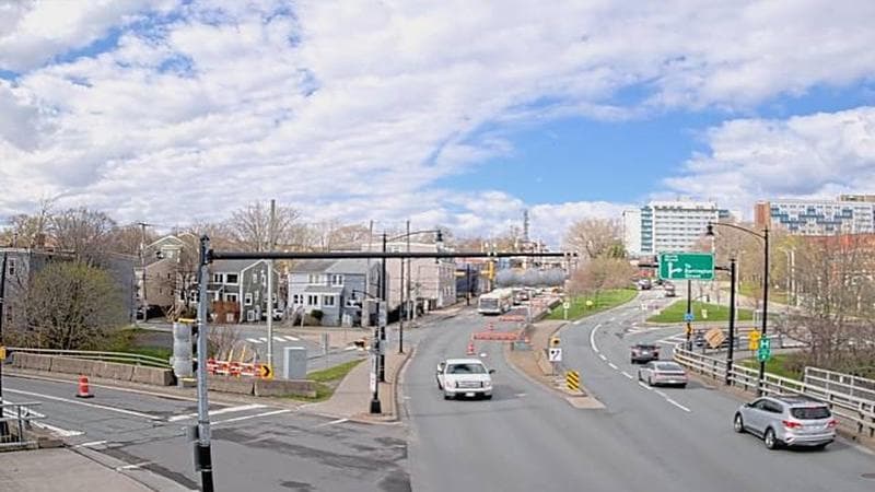 Mac Donald Bridge - Dartmouth bound