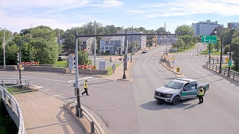 Mac Donald Bridge - Dartmouth bound