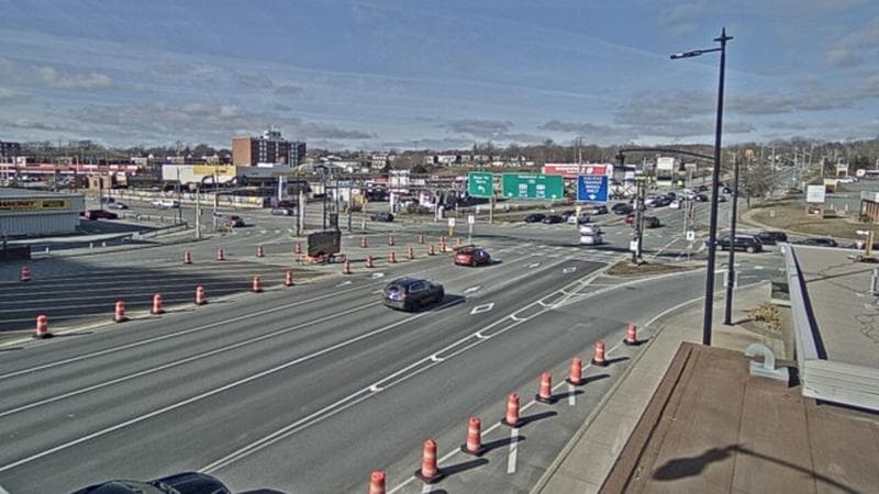 Macdonald Bridge - Halifax bound