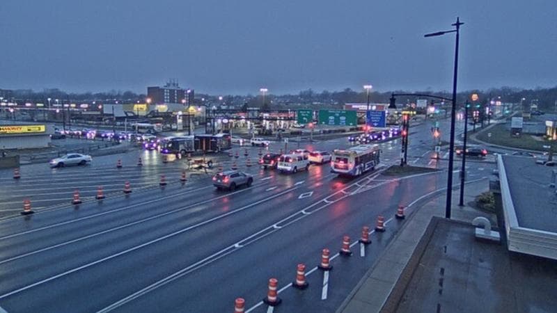 Macdonald Bridge - Halifax bound