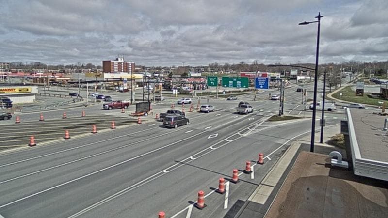 Macdonald Bridge - Halifax bound