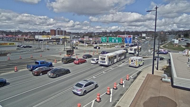 Macdonald Bridge - Halifax bound