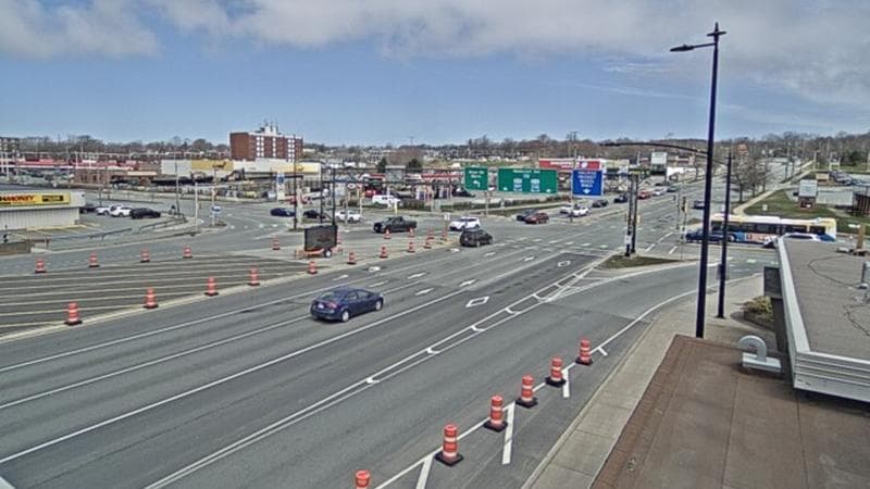 Macdonald Bridge - Halifax bound