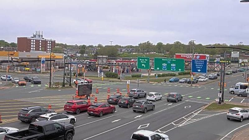 Macdonald Bridge - Halifax bound