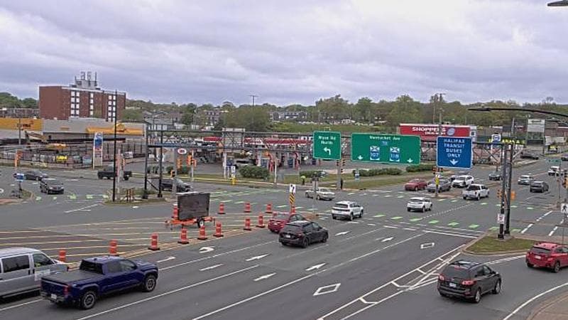 Macdonald Bridge - Halifax bound
