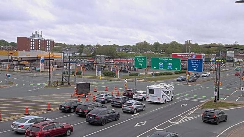 Macdonald Bridge - Halifax bound