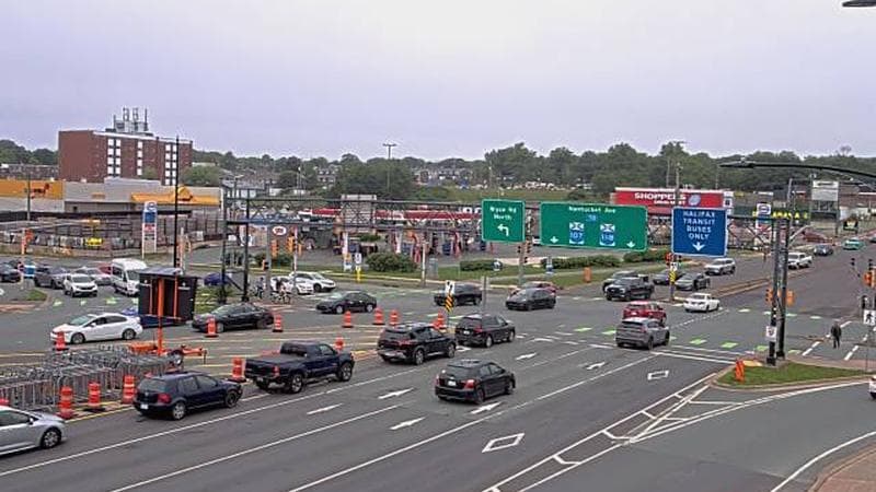 Macdonald Bridge - Halifax bound