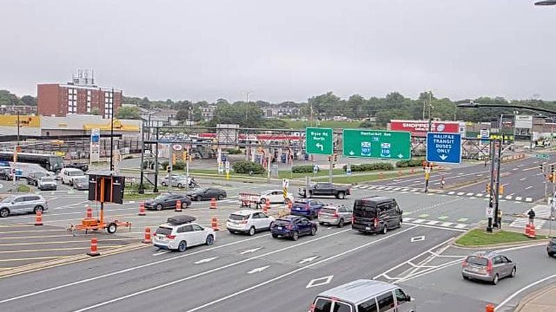 Macdonald Bridge - Halifax bound